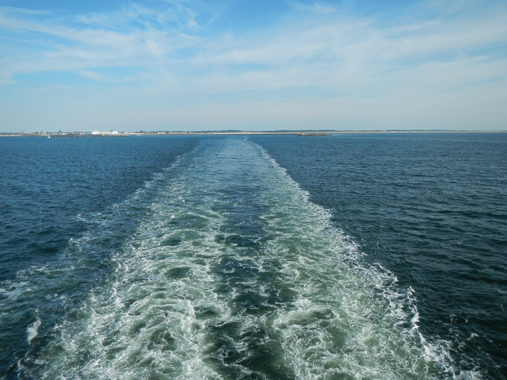 IJmuiden verlaten